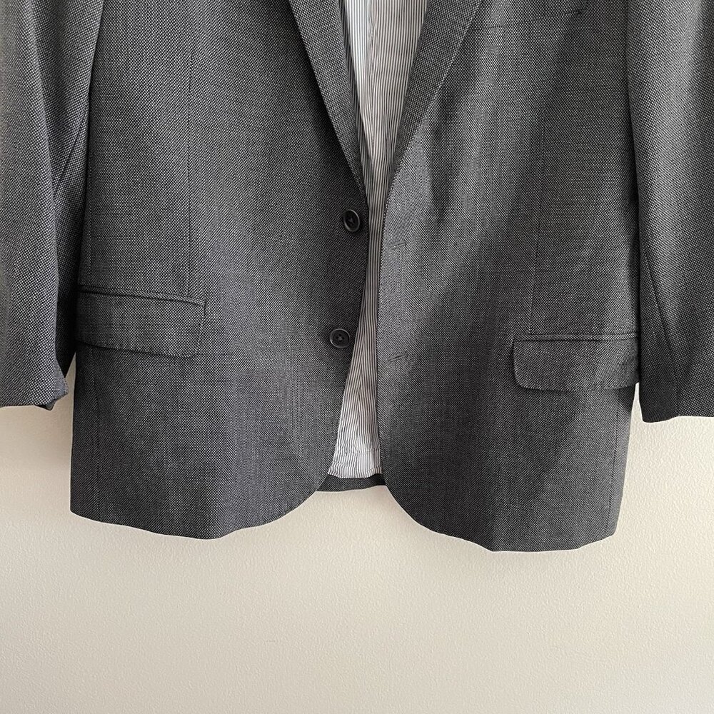 Brooks Brothers Men SZ 42S Black/Gray Wool Blend 2-Btn Sport Coat Blazer Jacket - Picture 10 of 13